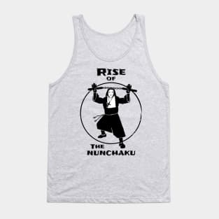 Rise Of The Nunchaku Nun Funny Martial Arts Pun Tank Top